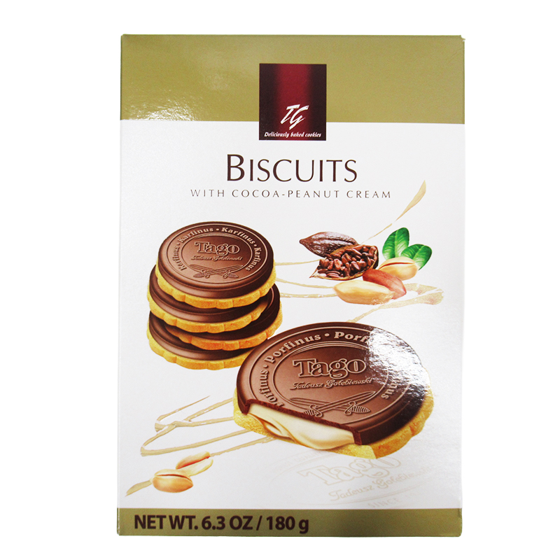 Tago タゴ ピーナッツクリームビスケット